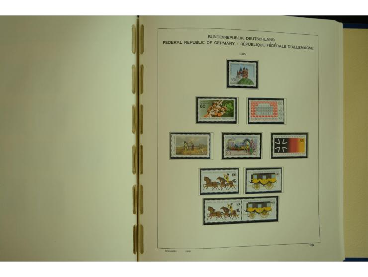1945/2012, ungebrauchte/postfrische und gestempelte Sammlung, dabei Bizone mit besseren u.a. Mi.-Nr. 93I XG gestempelt mit Fo