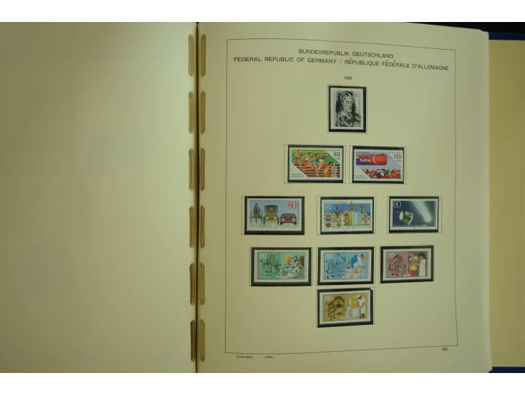 1945/2012, ungebrauchte/postfrische und gestempelte Sammlung, dabei Bizone mit besseren u.a. Mi.-Nr. 93I XG gestempelt mit Fo