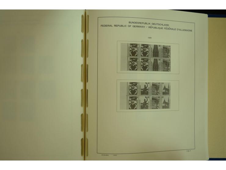 1945/2012, ungebrauchte/postfrische und gestempelte Sammlung, dabei Bizone mit besseren u.a. Mi.-Nr. 93I XG gestempelt mit Fo