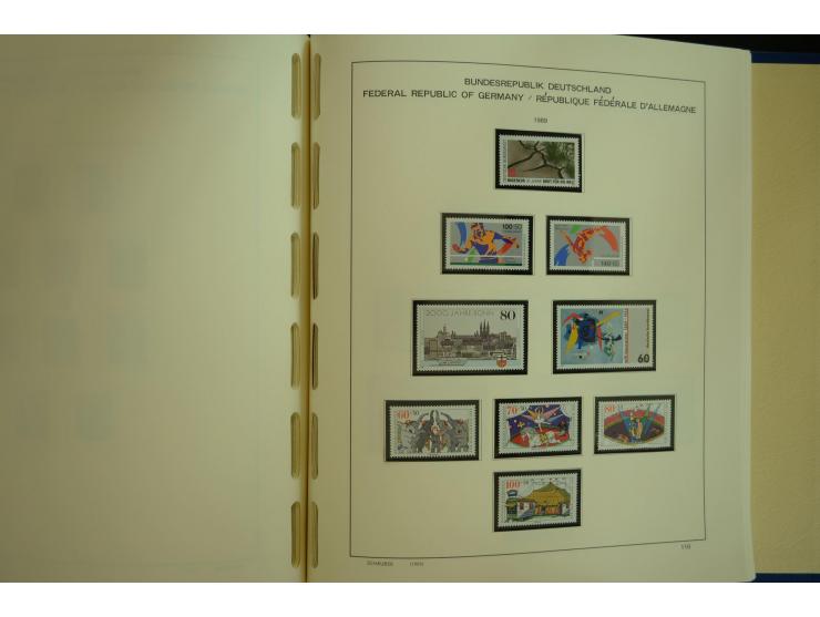 1945/2012, ungebrauchte/postfrische und gestempelte Sammlung, dabei Bizone mit besseren u.a. Mi.-Nr. 93I XG gestempelt mit Fo