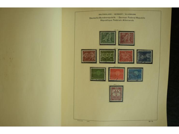 1945/2012, ungebrauchte/postfrische und gestempelte Sammlung, dabei Bizone mit besseren u.a. Mi.-Nr. 93I XG gestempelt mit Fo