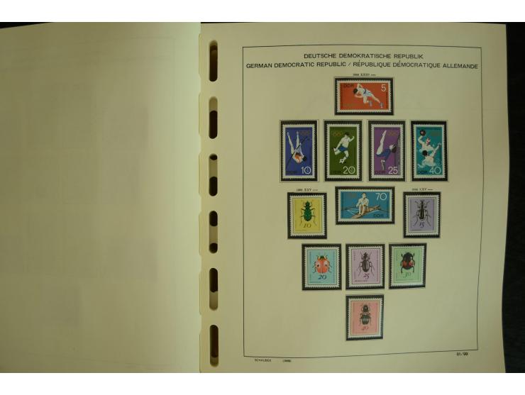 1945/2012, ungebrauchte/postfrische und gestempelte Sammlung, dabei Bizone mit besseren u.a. Mi.-Nr. 93I XG gestempelt mit Fo