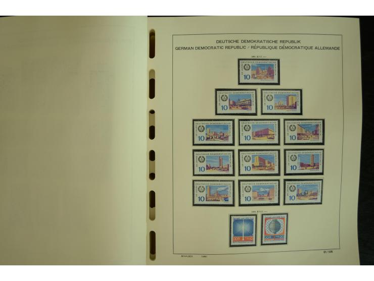 1945/2012, ungebrauchte/postfrische und gestempelte Sammlung, dabei Bizone mit besseren u.a. Mi.-Nr. 93I XG gestempelt mit Fo