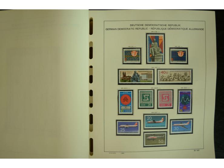 1945/2012, ungebrauchte/postfrische und gestempelte Sammlung, dabei Bizone mit besseren u.a. Mi.-Nr. 93I XG gestempelt mit Fo
