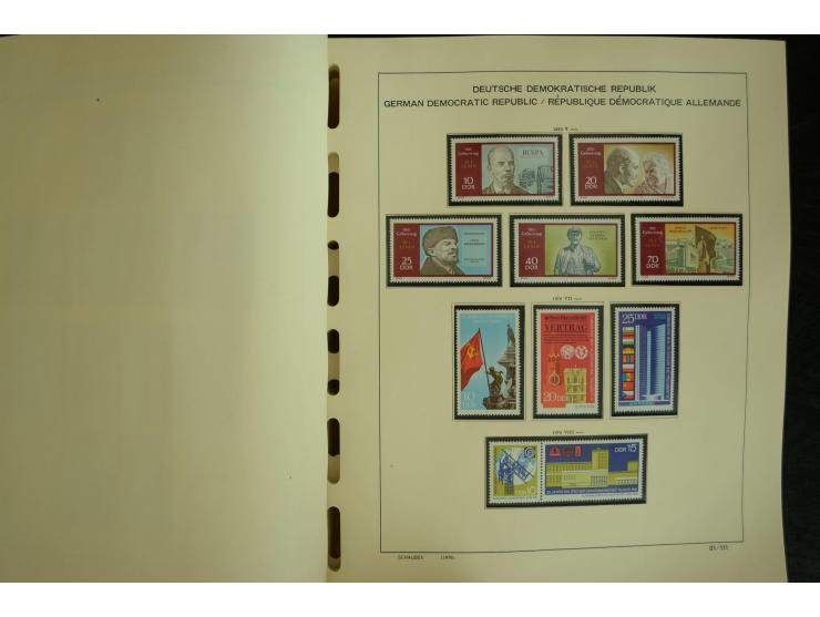 1945/2012, ungebrauchte/postfrische und gestempelte Sammlung, dabei Bizone mit besseren u.a. Mi.-Nr. 93I XG gestempelt mit Fo