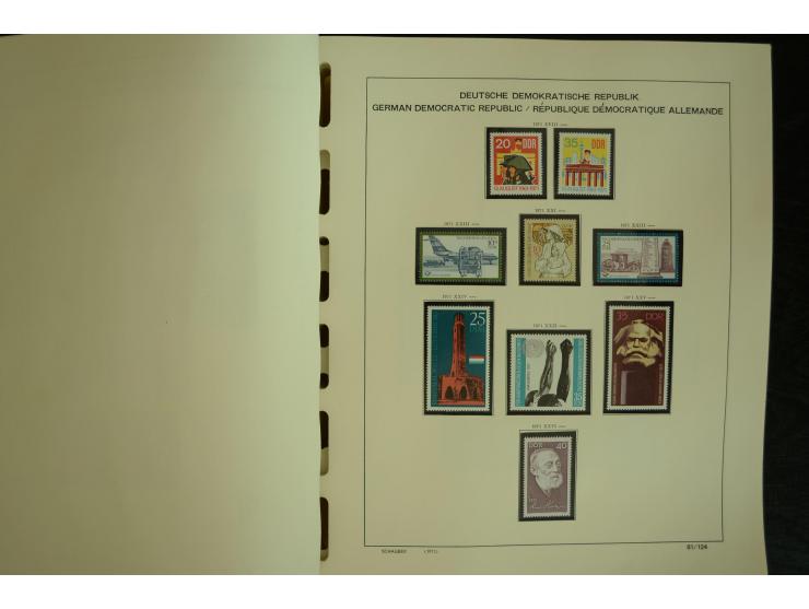 1945/2012, ungebrauchte/postfrische und gestempelte Sammlung, dabei Bizone mit besseren u.a. Mi.-Nr. 93I XG gestempelt mit Fo