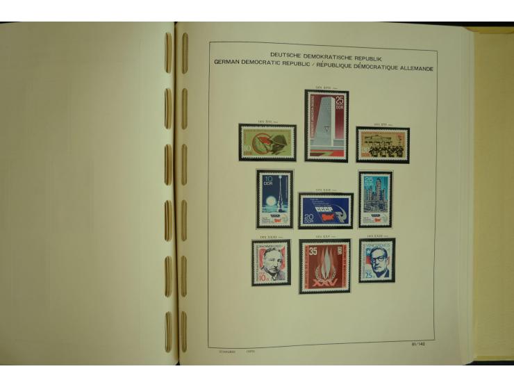 1945/2012, ungebrauchte/postfrische und gestempelte Sammlung, dabei Bizone mit besseren u.a. Mi.-Nr. 93I XG gestempelt mit Fo