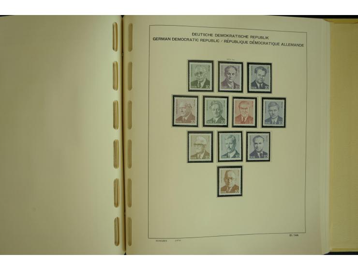 1945/2012, ungebrauchte/postfrische und gestempelte Sammlung, dabei Bizone mit besseren u.a. Mi.-Nr. 93I XG gestempelt mit Fo