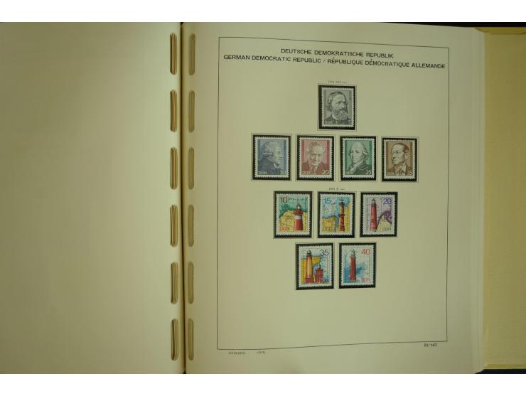 1945/2012, ungebrauchte/postfrische und gestempelte Sammlung, dabei Bizone mit besseren u.a. Mi.-Nr. 93I XG gestempelt mit Fo