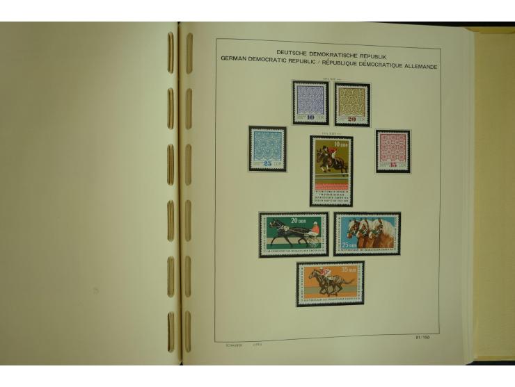 1945/2012, ungebrauchte/postfrische und gestempelte Sammlung, dabei Bizone mit besseren u.a. Mi.-Nr. 93I XG gestempelt mit Fo