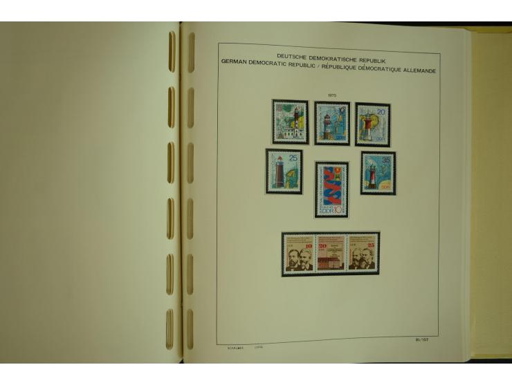 1945/2012, ungebrauchte/postfrische und gestempelte Sammlung, dabei Bizone mit besseren u.a. Mi.-Nr. 93I XG gestempelt mit Fo
