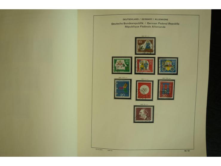 1945/2012, ungebrauchte/postfrische und gestempelte Sammlung, dabei Bizone mit besseren u.a. Mi.-Nr. 93I XG gestempelt mit Fo