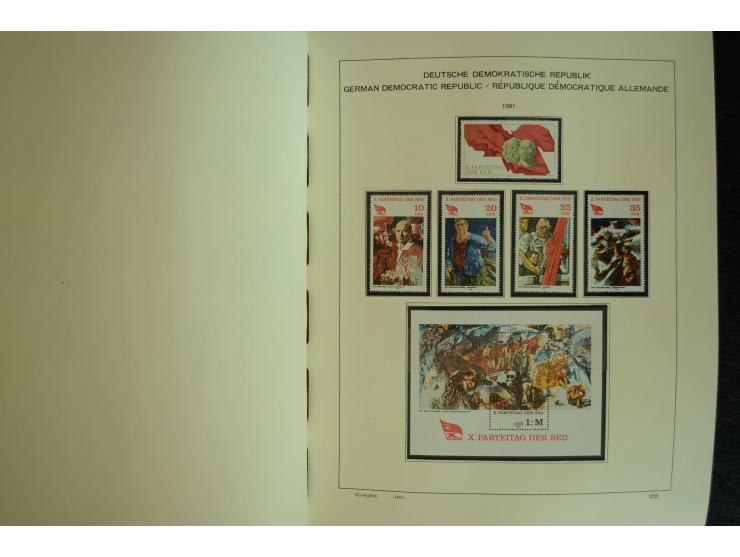 1945/2012, ungebrauchte/postfrische und gestempelte Sammlung, dabei Bizone mit besseren u.a. Mi.-Nr. 93I XG gestempelt mit Fo