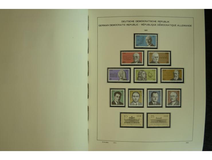 1945/2012, ungebrauchte/postfrische und gestempelte Sammlung, dabei Bizone mit besseren u.a. Mi.-Nr. 93I XG gestempelt mit Fo