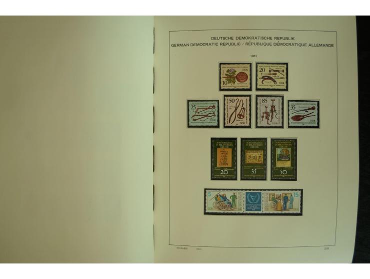 1945/2012, ungebrauchte/postfrische und gestempelte Sammlung, dabei Bizone mit besseren u.a. Mi.-Nr. 93I XG gestempelt mit Fo