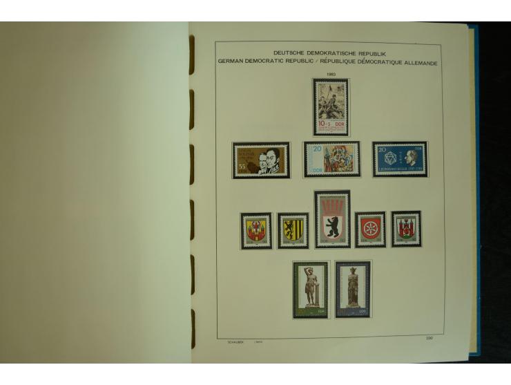 1945/2012, ungebrauchte/postfrische und gestempelte Sammlung, dabei Bizone mit besseren u.a. Mi.-Nr. 93I XG gestempelt mit Fo