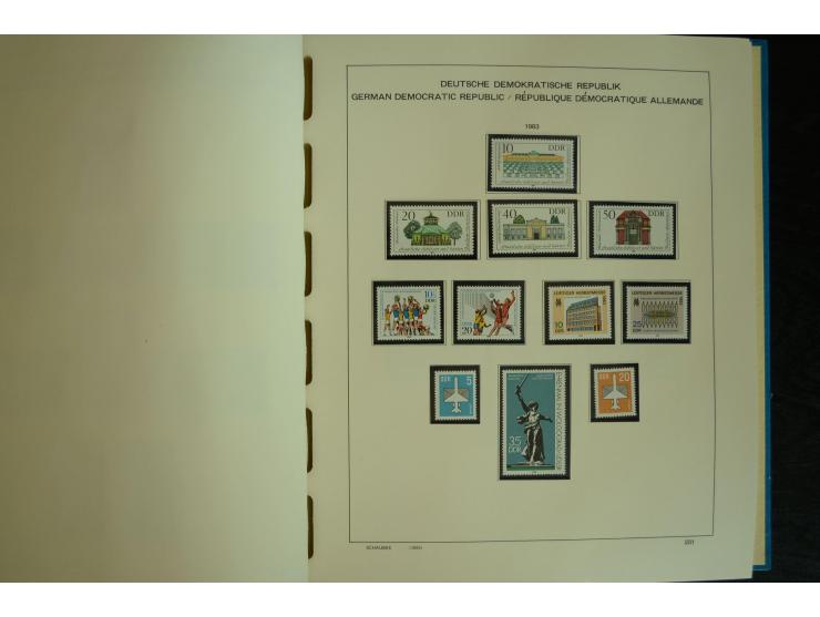 1945/2012, ungebrauchte/postfrische und gestempelte Sammlung, dabei Bizone mit besseren u.a. Mi.-Nr. 93I XG gestempelt mit Fo