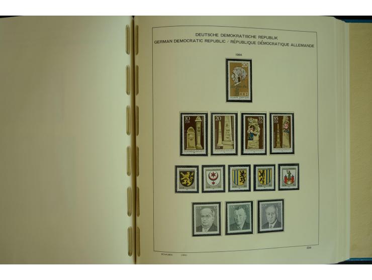1945/2012, ungebrauchte/postfrische und gestempelte Sammlung, dabei Bizone mit besseren u.a. Mi.-Nr. 93I XG gestempelt mit Fo