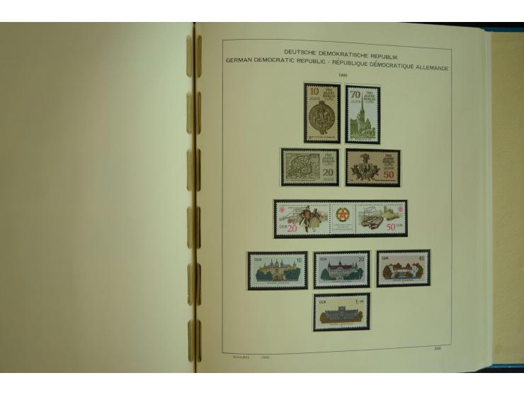 1945/2012, ungebrauchte/postfrische und gestempelte Sammlung, dabei Bizone mit besseren u.a. Mi.-Nr. 93I XG gestempelt mit Fo