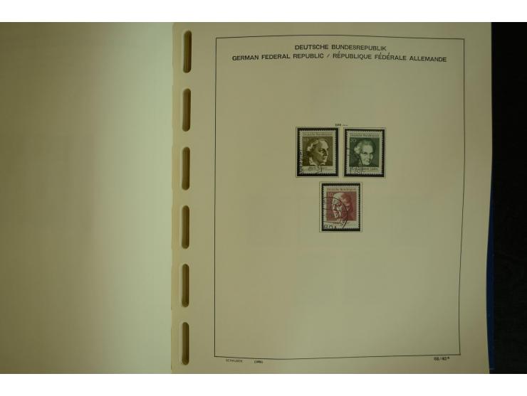 1945/2012, ungebrauchte/postfrische und gestempelte Sammlung, dabei Bizone mit besseren u.a. Mi.-Nr. 93I XG gestempelt mit Fo