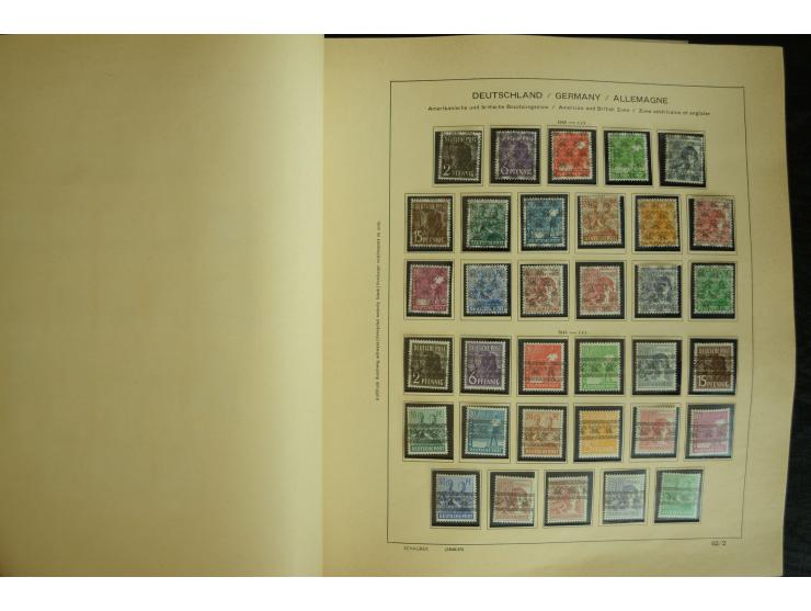 1945/2012, ungebrauchte/postfrische und gestempelte Sammlung, dabei Bizone mit besseren u.a. Mi.-Nr. 93I XG gestempelt mit Fo