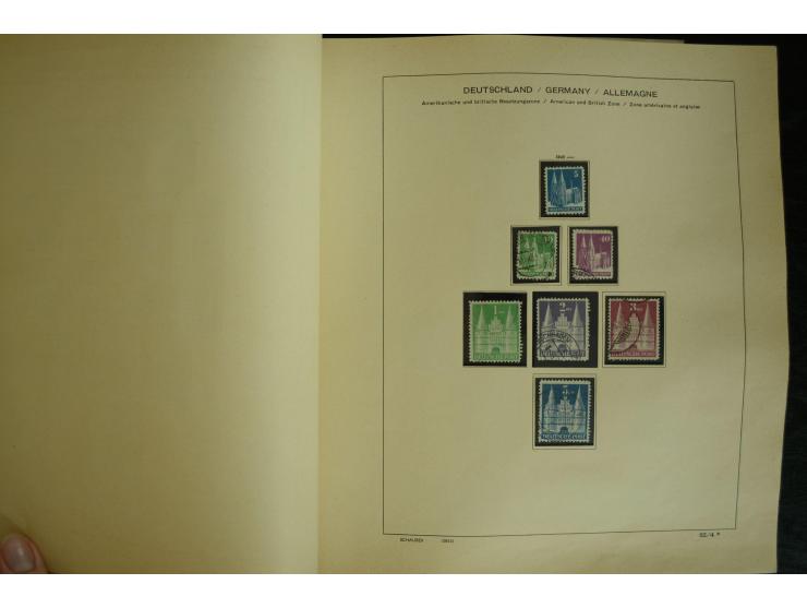 1945/2012, ungebrauchte/postfrische und gestempelte Sammlung, dabei Bizone mit besseren u.a. Mi.-Nr. 93I XG gestempelt mit Fo
