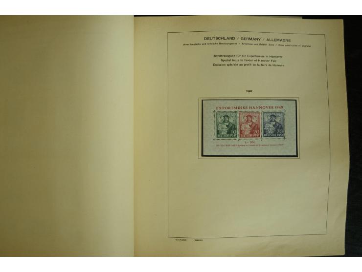 1945/2012, ungebrauchte/postfrische und gestempelte Sammlung, dabei Bizone mit besseren u.a. Mi.-Nr. 93I XG gestempelt mit Fo