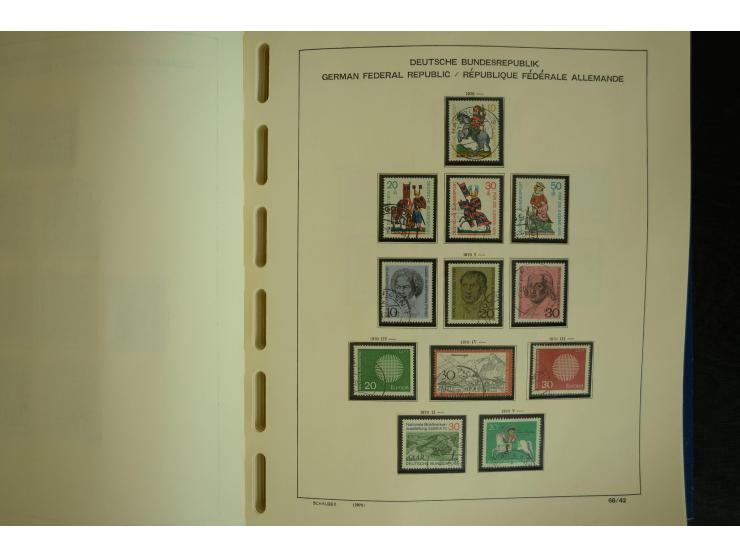 1945/2012, ungebrauchte/postfrische und gestempelte Sammlung, dabei Bizone mit besseren u.a. Mi.-Nr. 93I XG gestempelt mit Fo