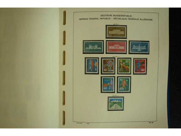 1945/2012, ungebrauchte/postfrische und gestempelte Sammlung, dabei Bizone mit besseren u.a. Mi.-Nr. 93I XG gestempelt mit Fo