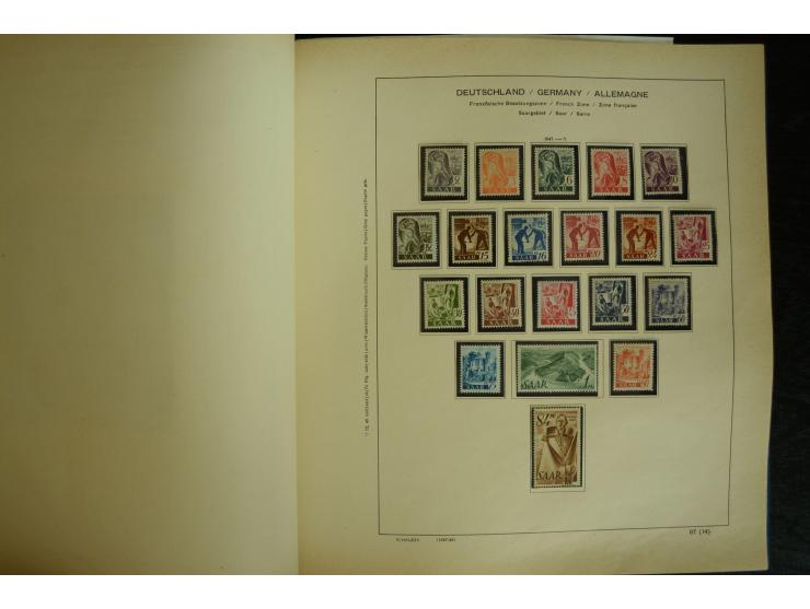 1945/2012, ungebrauchte/postfrische und gestempelte Sammlung, dabei Bizone mit besseren u.a. Mi.-Nr. 93I XG gestempelt mit Fo