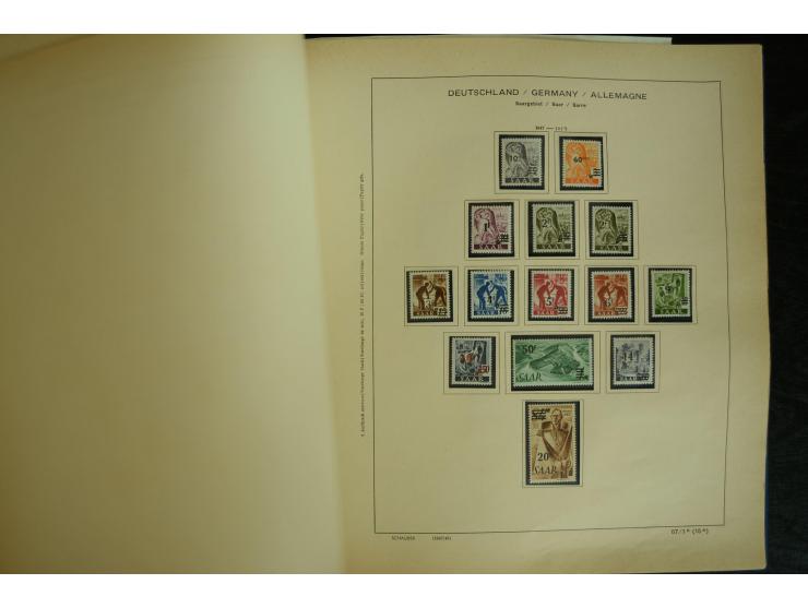 1945/2012, ungebrauchte/postfrische und gestempelte Sammlung, dabei Bizone mit besseren u.a. Mi.-Nr. 93I XG gestempelt mit Fo