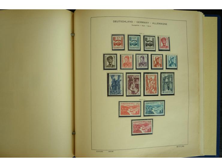 1945/2012, ungebrauchte/postfrische und gestempelte Sammlung, dabei Bizone mit besseren u.a. Mi.-Nr. 93I XG gestempelt mit Fo