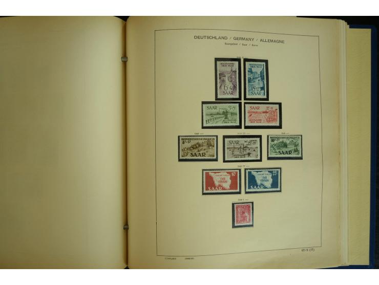 1945/2012, ungebrauchte/postfrische und gestempelte Sammlung, dabei Bizone mit besseren u.a. Mi.-Nr. 93I XG gestempelt mit Fo