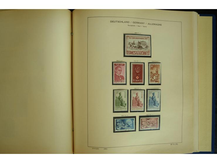 1945/2012, ungebrauchte/postfrische und gestempelte Sammlung, dabei Bizone mit besseren u.a. Mi.-Nr. 93I XG gestempelt mit Fo