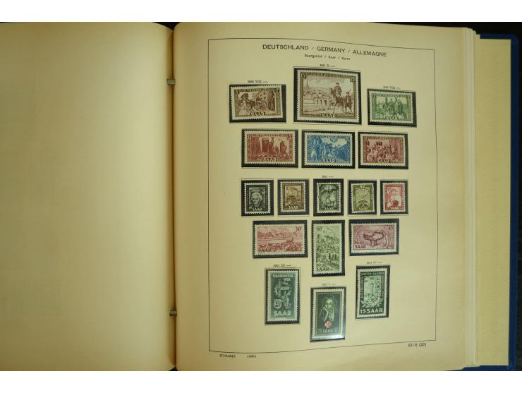 1945/2012, ungebrauchte/postfrische und gestempelte Sammlung, dabei Bizone mit besseren u.a. Mi.-Nr. 93I XG gestempelt mit Fo
