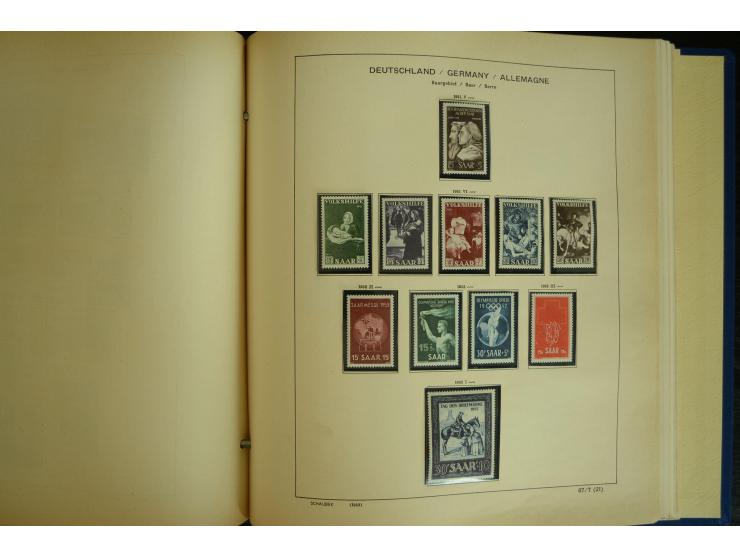 1945/2012, ungebrauchte/postfrische und gestempelte Sammlung, dabei Bizone mit besseren u.a. Mi.-Nr. 93I XG gestempelt mit Fo