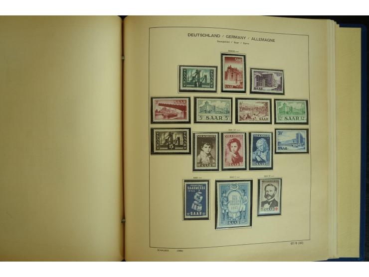 1945/2012, ungebrauchte/postfrische und gestempelte Sammlung, dabei Bizone mit besseren u.a. Mi.-Nr. 93I XG gestempelt mit Fo