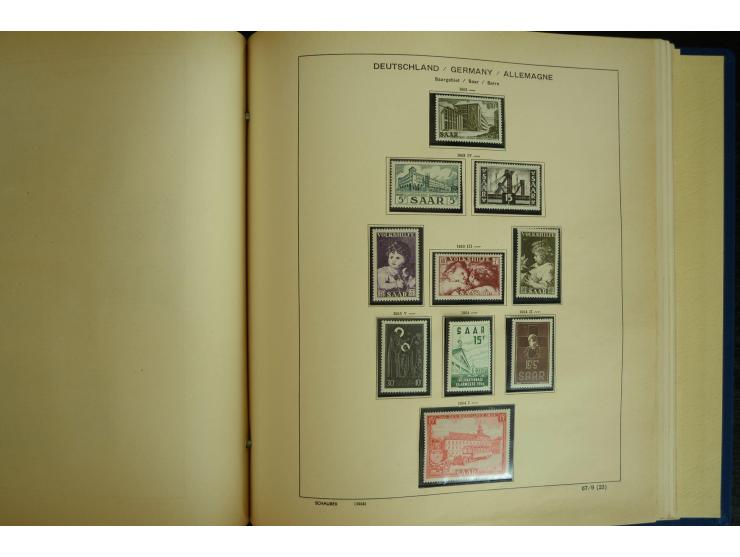 1945/2012, ungebrauchte/postfrische und gestempelte Sammlung, dabei Bizone mit besseren u.a. Mi.-Nr. 93I XG gestempelt mit Fo