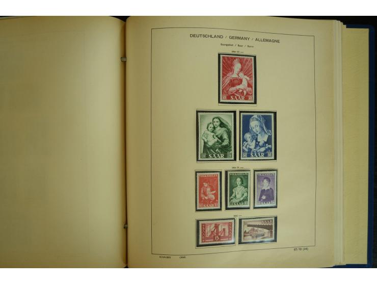 1945/2012, ungebrauchte/postfrische und gestempelte Sammlung, dabei Bizone mit besseren u.a. Mi.-Nr. 93I XG gestempelt mit Fo