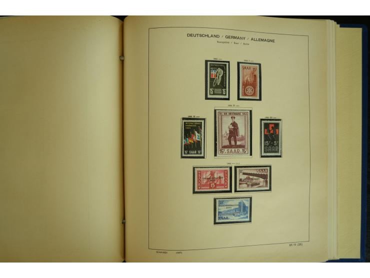 1945/2012, ungebrauchte/postfrische und gestempelte Sammlung, dabei Bizone mit besseren u.a. Mi.-Nr. 93I XG gestempelt mit Fo