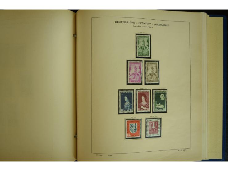 1945/2012, ungebrauchte/postfrische und gestempelte Sammlung, dabei Bizone mit besseren u.a. Mi.-Nr. 93I XG gestempelt mit Fo