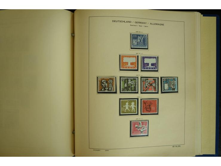 1945/2012, ungebrauchte/postfrische und gestempelte Sammlung, dabei Bizone mit besseren u.a. Mi.-Nr. 93I XG gestempelt mit Fo