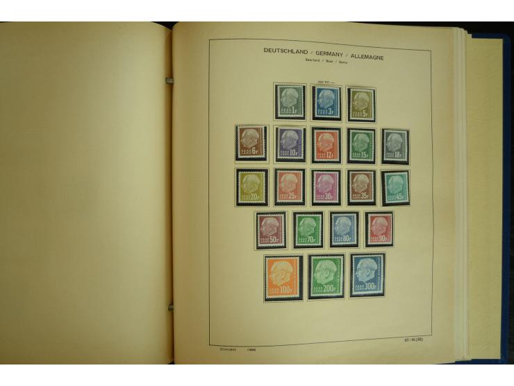 1945/2012, ungebrauchte/postfrische und gestempelte Sammlung, dabei Bizone mit besseren u.a. Mi.-Nr. 93I XG gestempelt mit Fo