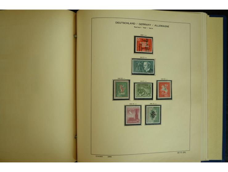 1945/2012, ungebrauchte/postfrische und gestempelte Sammlung, dabei Bizone mit besseren u.a. Mi.-Nr. 93I XG gestempelt mit Fo