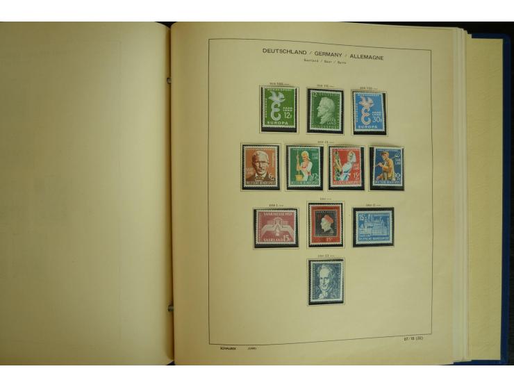 1945/2012, ungebrauchte/postfrische und gestempelte Sammlung, dabei Bizone mit besseren u.a. Mi.-Nr. 93I XG gestempelt mit Fo