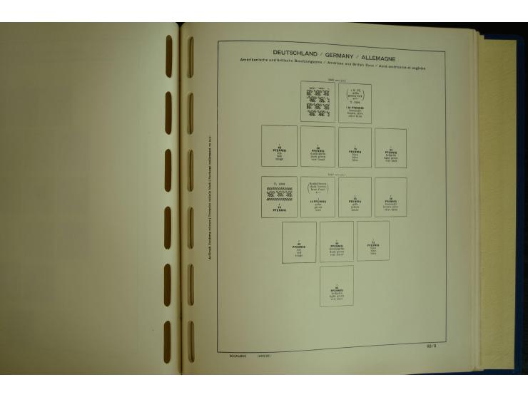 1945/2012, ungebrauchte/postfrische und gestempelte Sammlung, dabei Bizone mit besseren u.a. Mi.-Nr. 93I XG gestempelt mit Fo