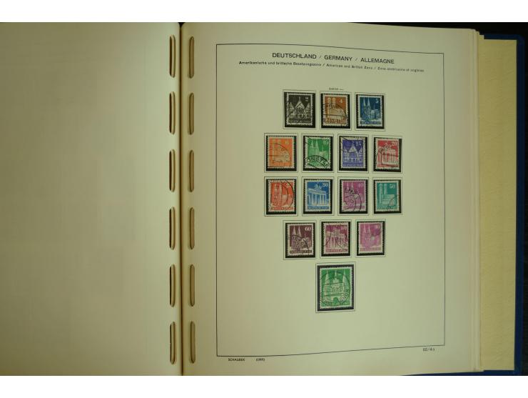 1945/2012, ungebrauchte/postfrische und gestempelte Sammlung, dabei Bizone mit besseren u.a. Mi.-Nr. 93I XG gestempelt mit Fo