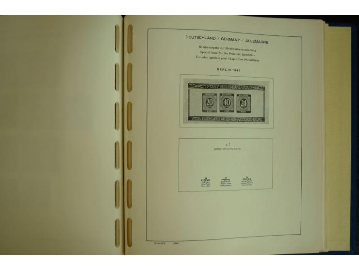 1945/2012, ungebrauchte/postfrische und gestempelte Sammlung, dabei Bizone mit besseren u.a. Mi.-Nr. 93I XG gestempelt mit Fo