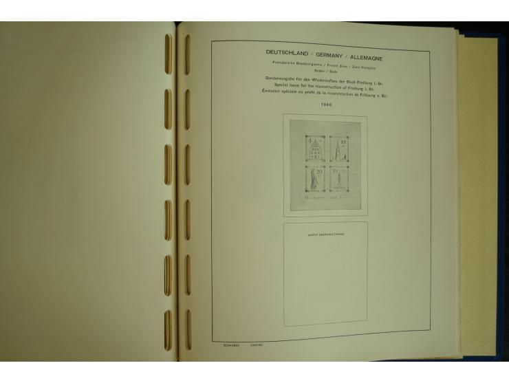 1945/2012, ungebrauchte/postfrische und gestempelte Sammlung, dabei Bizone mit besseren u.a. Mi.-Nr. 93I XG gestempelt mit Fo