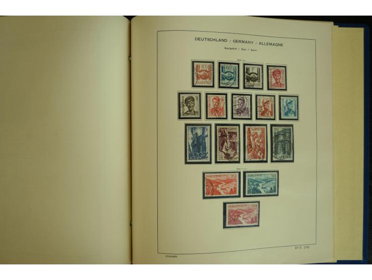 1945/2012, ungebrauchte/postfrische und gestempelte Sammlung, dabei Bizone mit besseren u.a. Mi.-Nr. 93I XG gestempelt mit Fo